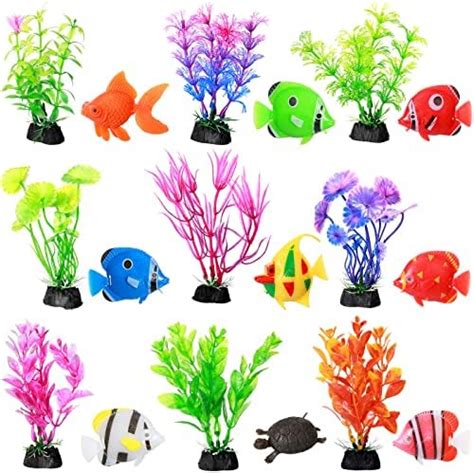 realistic plastic fish|Realistic Fake Fish Aquarium .